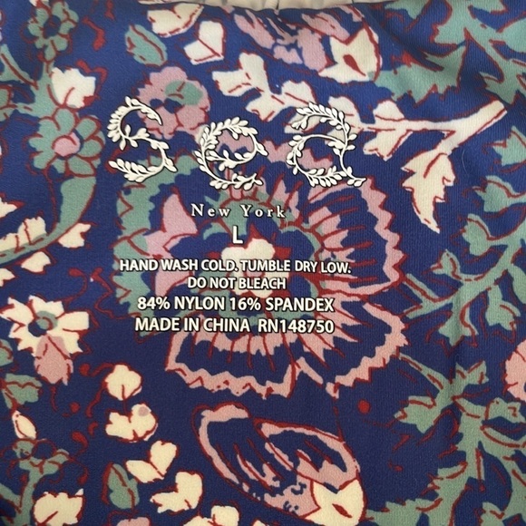 NWT SEA New York Rosita Ruffle One Piece Swimsuit SZ L - Picture 7 of 9